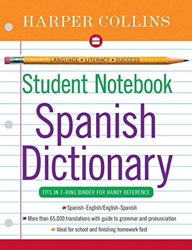 Compare Textbook Prices for HarperCollins Student Notebook Spanish Dictionary Collins Language Spanish Edition English Language Edition ISBN 9780060727871 by HarperCollins Publishers Ltd.