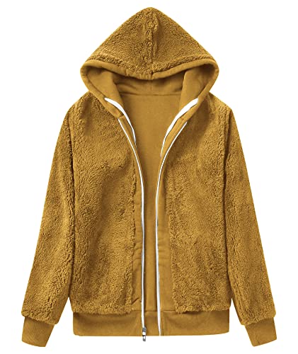 Image of SWISSWELL Hoodies for Women Winter Fleece Sweatshirt - Full Zip Up Thick Sherpa Lined Hooded Jacket