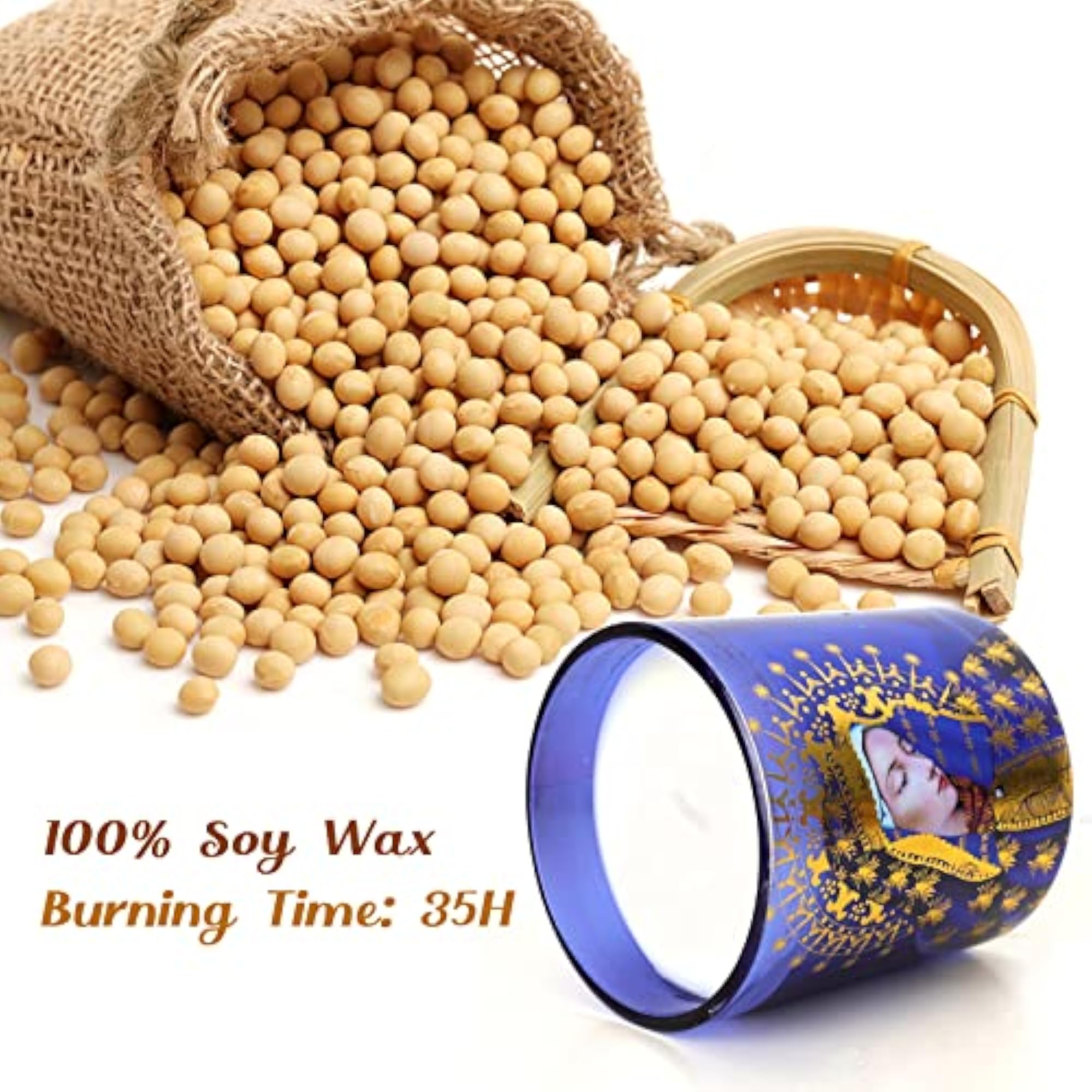 Rosemary Scented Soy Candle Set