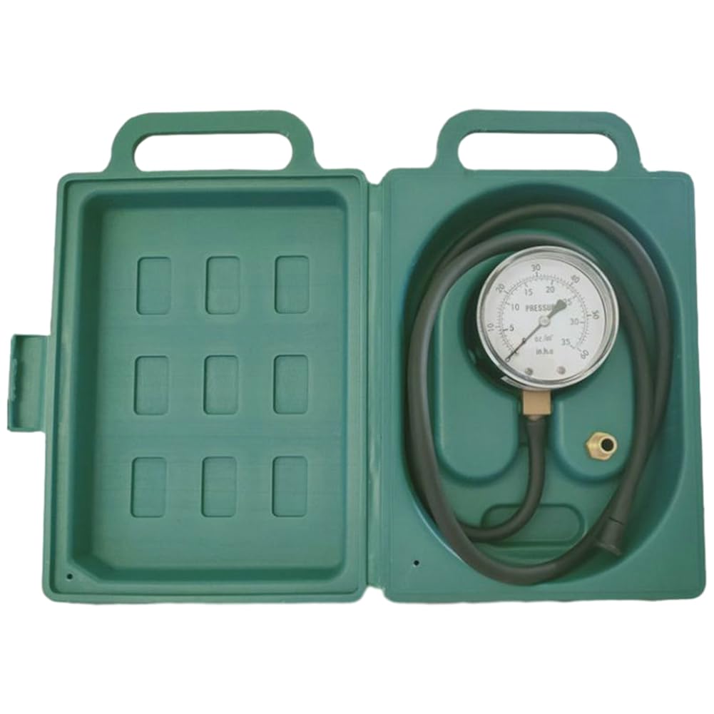 Eieenotee Manifold Gas Pressure Test Kit Manifold Gas Gauge Kit Hose Length 3.3Feet,1/8In Npt Brassconnector