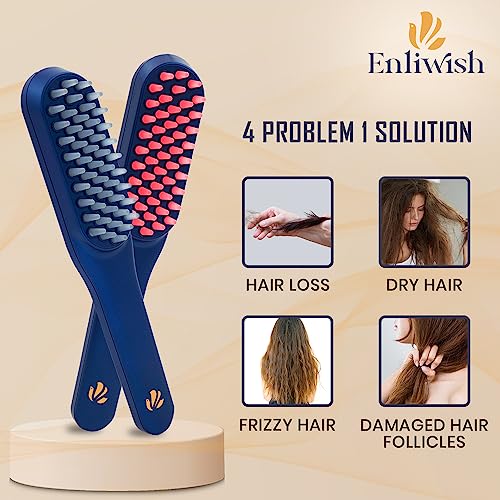 ENLIWISH Japanese LED Hair Comb Growth Comb Brush for Men and Women Hair Loss, Hair Regrowth Treatment Hair Treatment for Women and Men, Denser/Fuller Hair, Spot or Full Scalp,... - Image 4