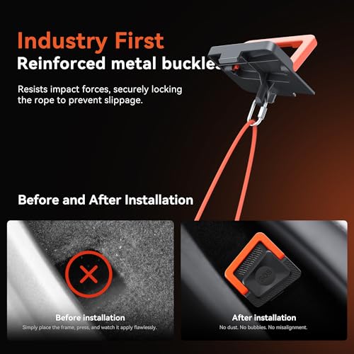 Image of YONZEE Emergency Door Release Handle for Tesla Model 3 Highland 2024-2026, Rear Door Emergency Escape Handle, Interior Safety Pull Accessories, Easy Installation