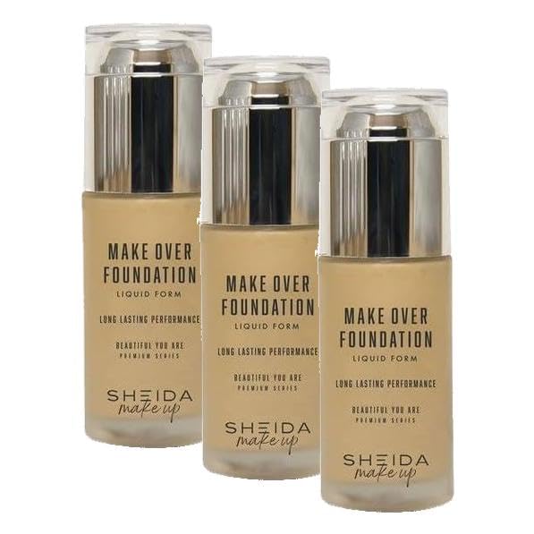 Sheida Sıvı Fondöten 40 ml No:60 (3 paketi)