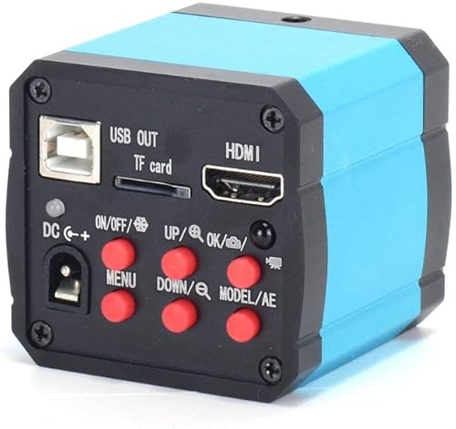 Miniatura 3 de hayear 14MP HDMI 1080P HD Digital USB industria microscopio cámara TF tarjeta grabadora de vídeo 05x ocular de montura C 30mm1001foot adaptador