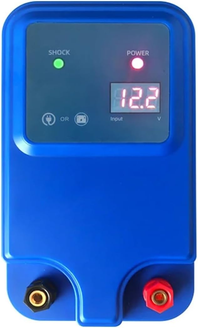 Electric Fence Charger Electric Fence Energizer 1.5J 10KM Fence Charger Portable Farm Controller AC Electric Fence Energizer EU