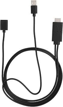 2 in 1 USB Female to HDMI Male HDTV Adapter Cable HDTV Adapter Converter Support 1080P for HDTV Projector Displays