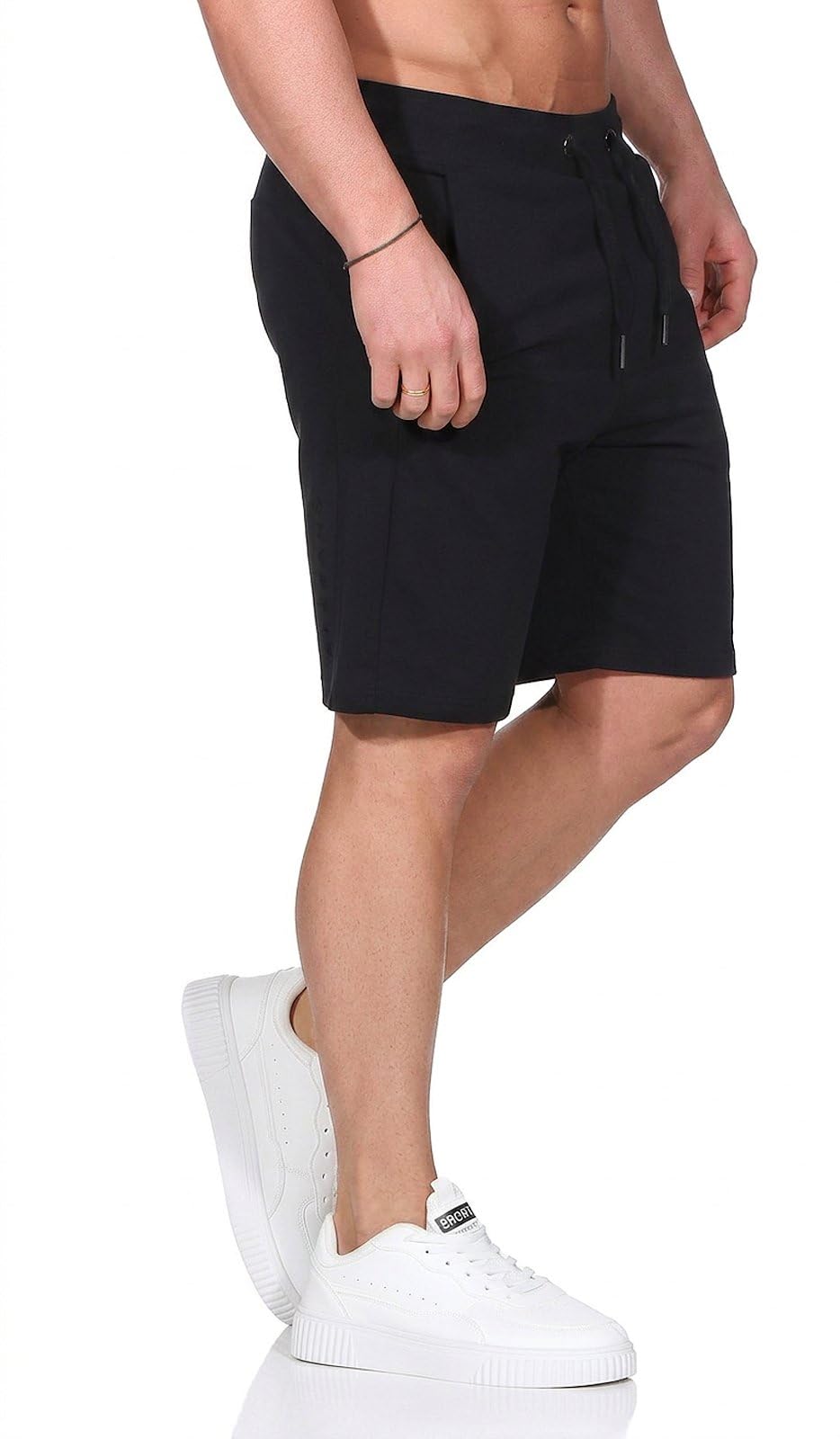 Elbsand Herren Sweat Shorts Bermuda ESMNias Kurze Sweatshose mit Taschen