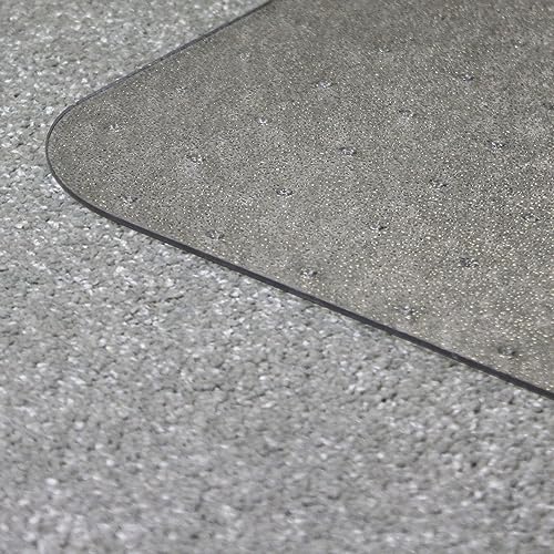 Alfombrilla protectora Marvelux de policarbonato rectangular transparente para alfombras 4