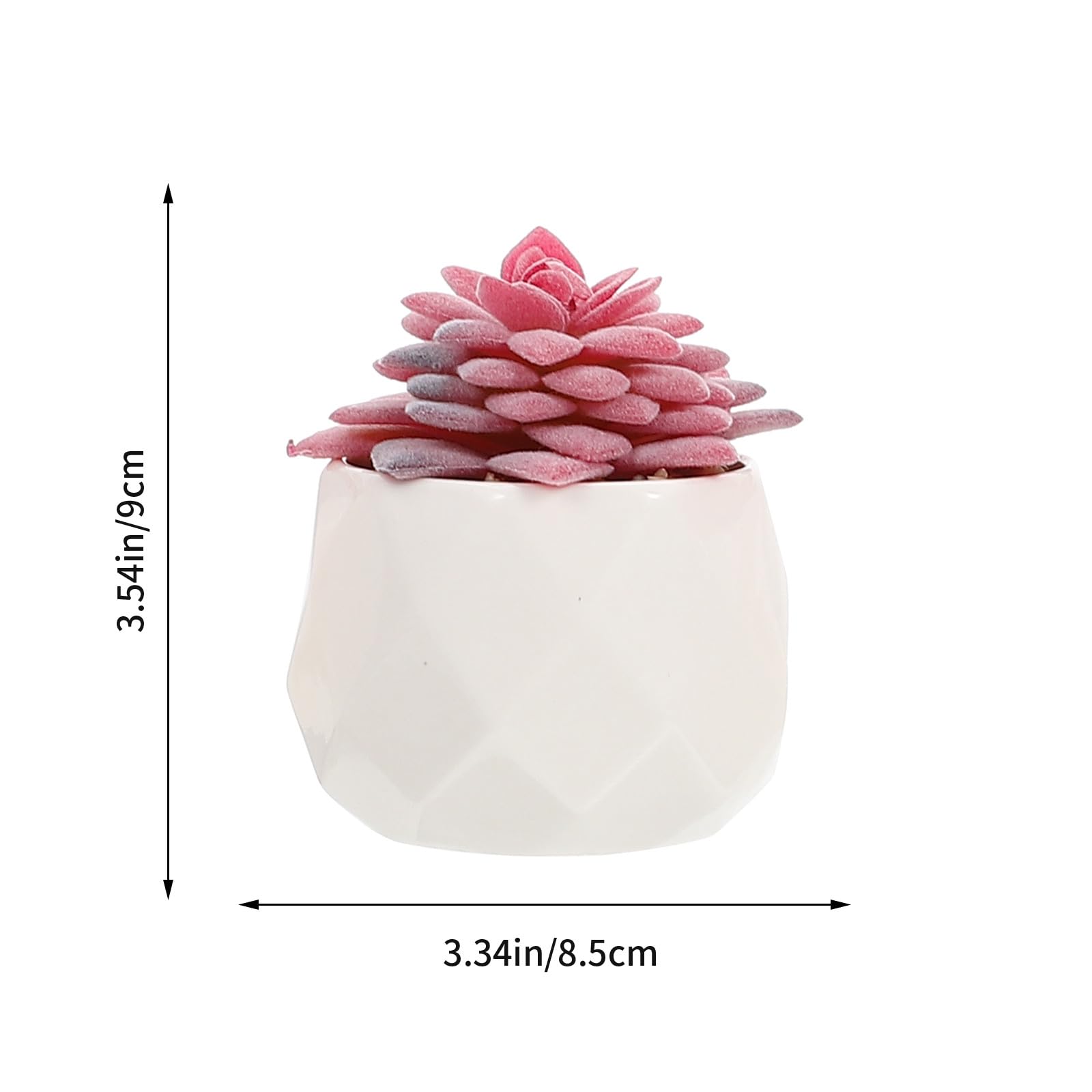 Housoutil Décorations de Plantes Succulentes Artificielles Bonsaï Lot de 4 Pièces Plantes en Pot Simulées Décor Intérieur Ornements de Bureau Décو Maison
