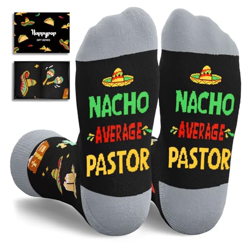 HAPPYPOP Pastor Gifts Ideas Socks - Pastor Appreciation...