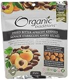  Organic Traditions - Granos de albaricoque amargo seco - 8 oz.