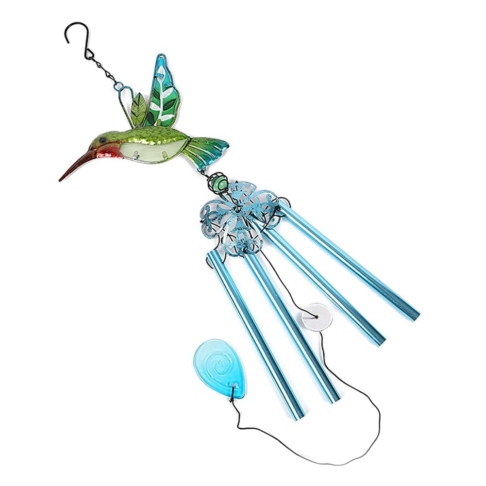 Vjsujehgy Wind Chime Glass Gardening Wind Chimes Pendant for Wall Window Door Ornaments