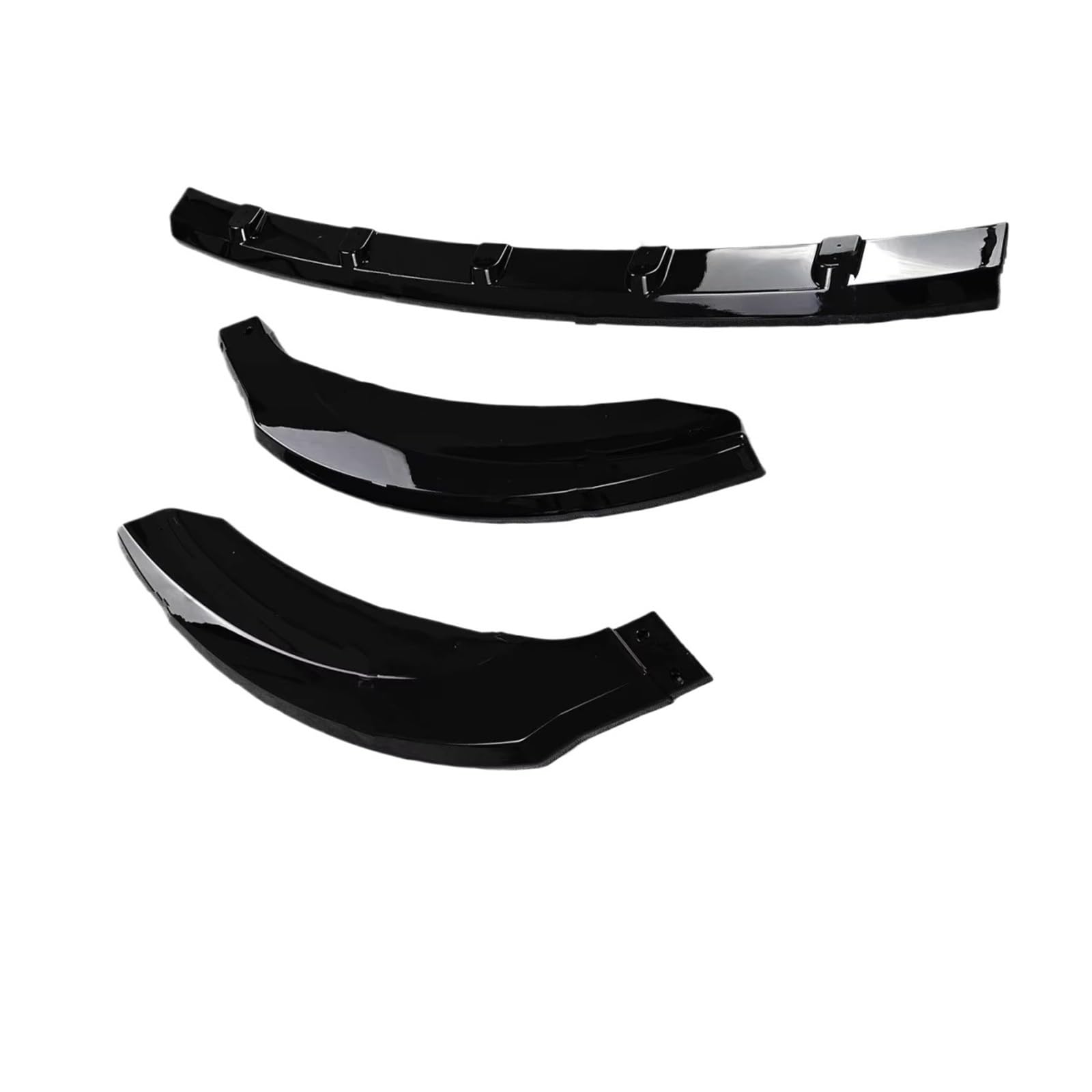 Parachoques Delantero Coche Spoiler Alerón De Parachoques Delantero Negro Brillante para Seat para Leon MK2 para Cupra 2009-2012 Facelift Bodykits Tuning Kit lip