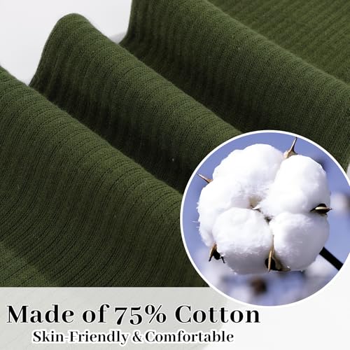 Image of Plus Size Thigh High Socks for Women Thick Thighs Cotton Knit Extra Long Over the Knee Leg Warmer