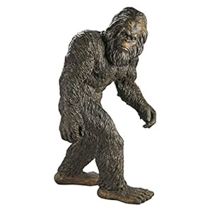 Design Toscano Bigfoot the Yei Indoor/Outdoor Garden Statue Cryptid Sculpture, Large, 28 Inch Tall, Cast Stone Resin, Brown Finish Design Toscano Bigfoot the Yei IndoorOutdoor Garden Statue Cryptid Sculpture Large 28 Inch Tall Cast Stone Resin Brown Finish