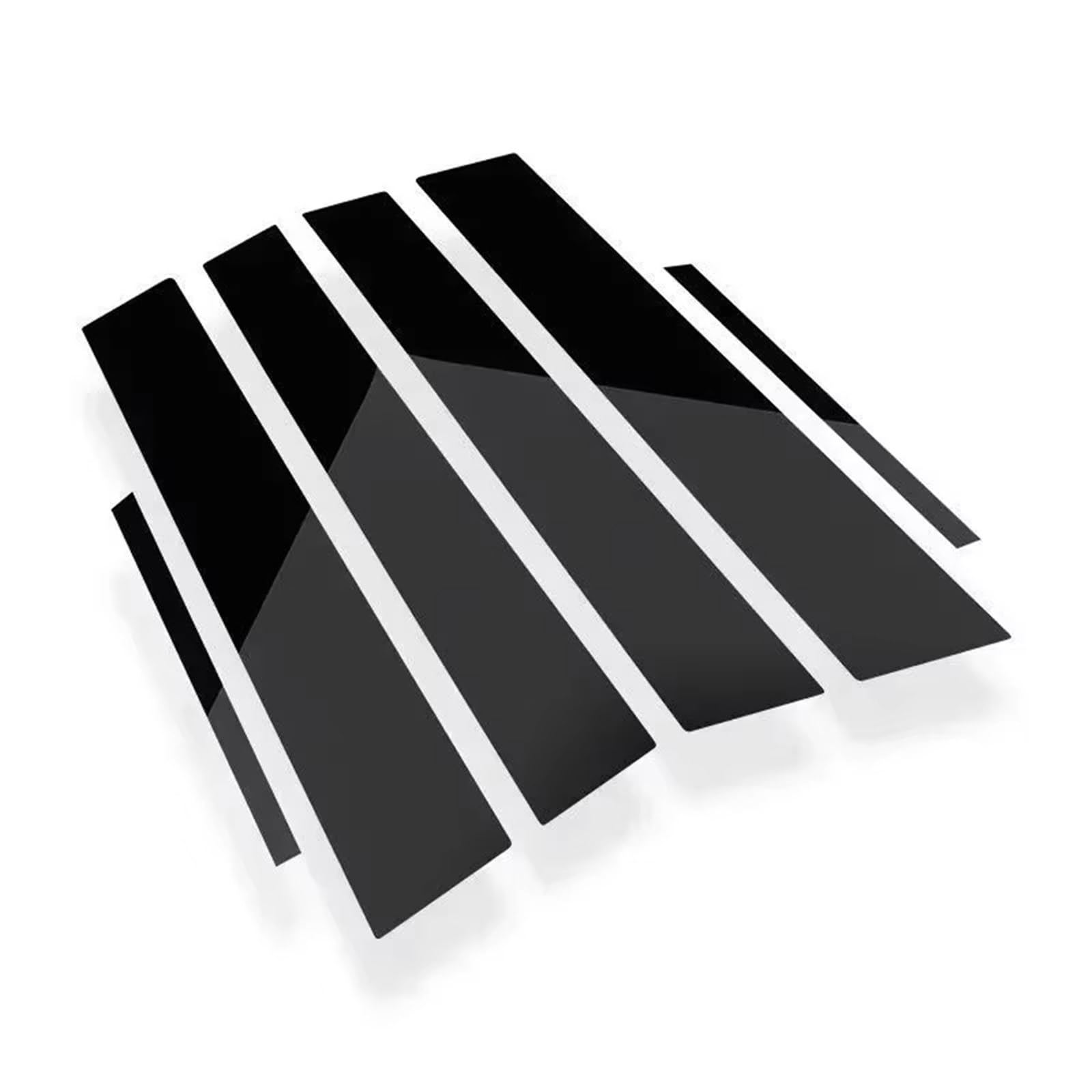 Compatibile Con Alfa Per Giulia 2015-2021 2022 2023 2024 2025, Modanature Per Montanti Porta, Finestrini, Accessori, Colore: Nero Lucido Paino Finiture Montante Portiera