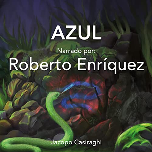 Diseño de la portada del título Azul