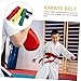Outanaya 6pcs Karate Belts for Taekwondo Martial Arts Waistbands Durable Cotton Material Sturdy Design for Training and Competitions Suitable for All Ages