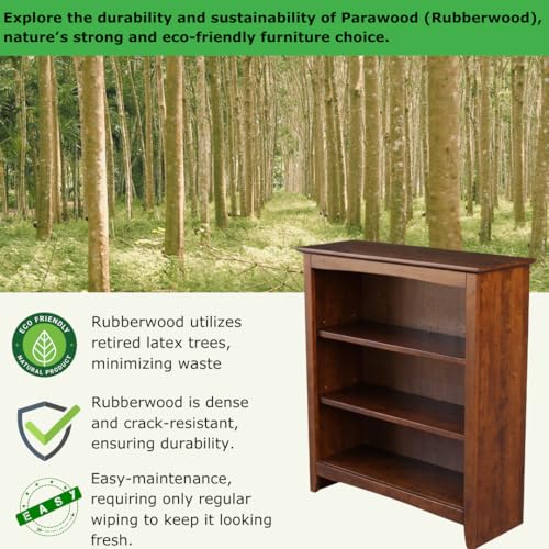 IC INTERNATIONAL CONCEPTS Shaker Bookcase 36"H SH581-3223A の商品画像 2