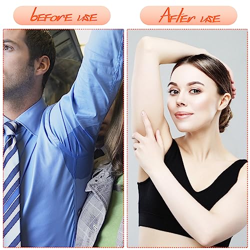 Image of Zhanmai 240 Pieces Underarm Sweat Pads for Women Men Armpit Disposable Non Visible Unflavored Sweat Pads Comfortable Adhesive Dress Shields Armpit Protection Guards(Beige)