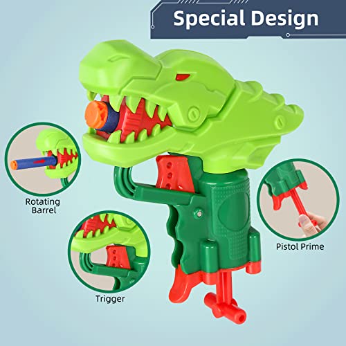 Dinosaur Soft Bullet Gun,Dino Blasters With 40 Soft Foam Darts, Shooting Game Kids Birthday Xmas Gifts For Kids Toddlers Age 3-5, Boys And Girls 6-12 Year Old #TOP2