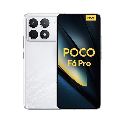 Xiaomi POCO F6 Pro Smartphone, Snapdragon® 8 Gen 2, 50MP Triple Camera, 120W HyperCharge, 5000mAh, 12GB+512GB, White