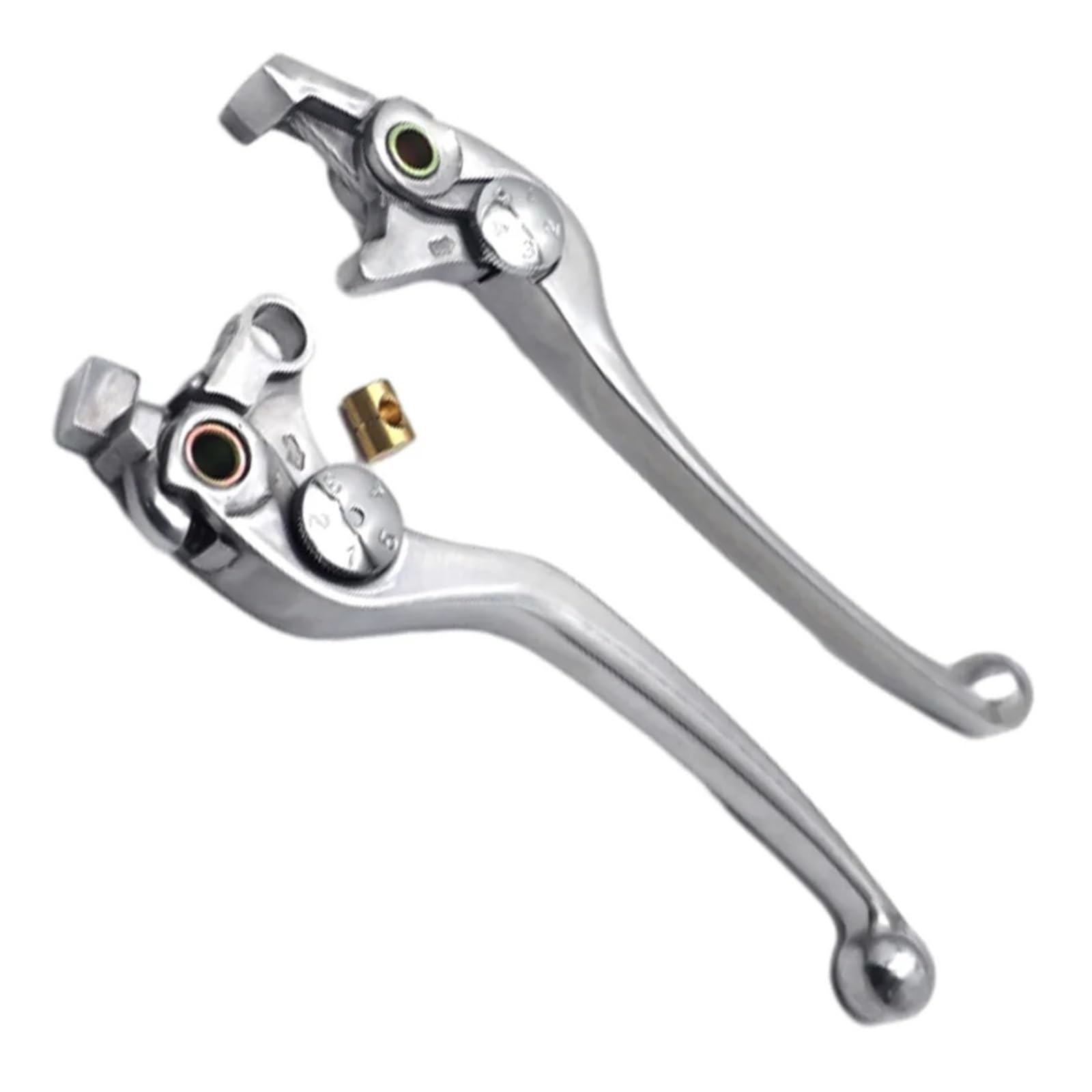 Jwqebns Silivery Motorcycle Brake Clutch Levers For Suzuki Gsx 1300R Hayabusa Dl1000 V-Strom Sv1000/Sv1000s Tl1000r Bandit 1200 1500 Brake Clutch Hand Lever(Silivery)