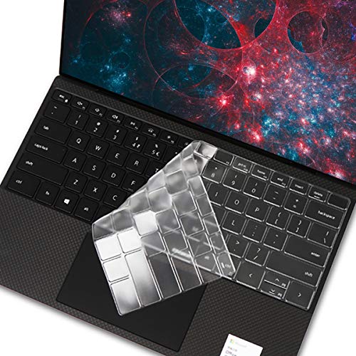i-Tensodo Keyboard Cover for Ultra Thin Keyboard Cover for 2020 Dell New XPS 13 9300 13.4 inch Laptop Keyboard Cover Protective Skin, Dell XPS 13 9300 Accessories, US Layout-TPU