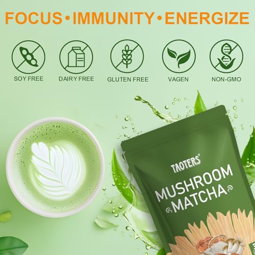Té con 6 hongos adaptógenos y matcha ceremonial 30 serv. miniatura 6