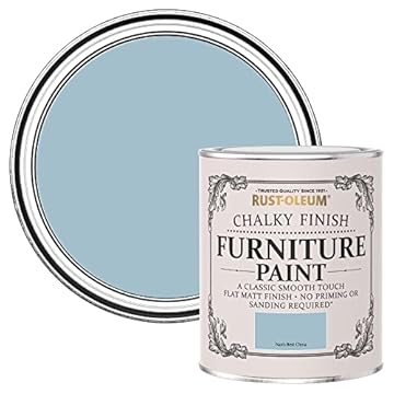Rust-Oleum Blue Upcycled Furniture Paint in Chalky Finish - Nan's Best China 750ML SHDRCT903