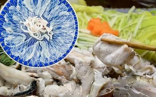 伊勢湾産 天然 とらふぐセット 鍋用(切り身・アラ)&刺身 [とらふぐ切身(伊勢湾産天然)約80g/とらふぐアラ・皮(伊勢湾産天然) 約380g/ヒレ酒用ヒレ 1〜2枚/伊勢湾産天然とらふぐ刺身30g×3/特製ポン酢15ml×3][4.9-2]
