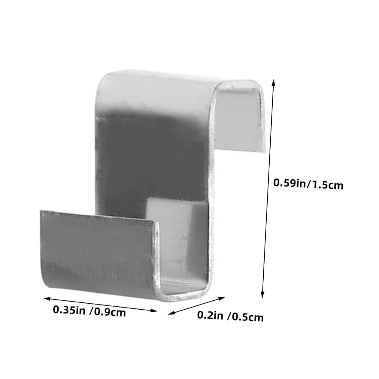 HEMOTON 100Pcs Greenhouse Z Clips Durable Stainless Steel Glass Pane Fixing Clips for Greenhouse Panels Resistant and Easy to Install for Glass and Repair