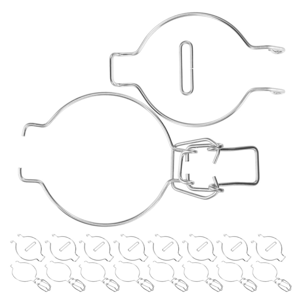 Hebillas de acero inoxidable de alta resistencia mecánica para un sellado hermético superior