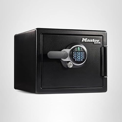 Master Lock Black Premium Fireproof and Waterproof Safe with Digital Keypad, 0.82 cu-ft, STW082GTC thumbnail 9