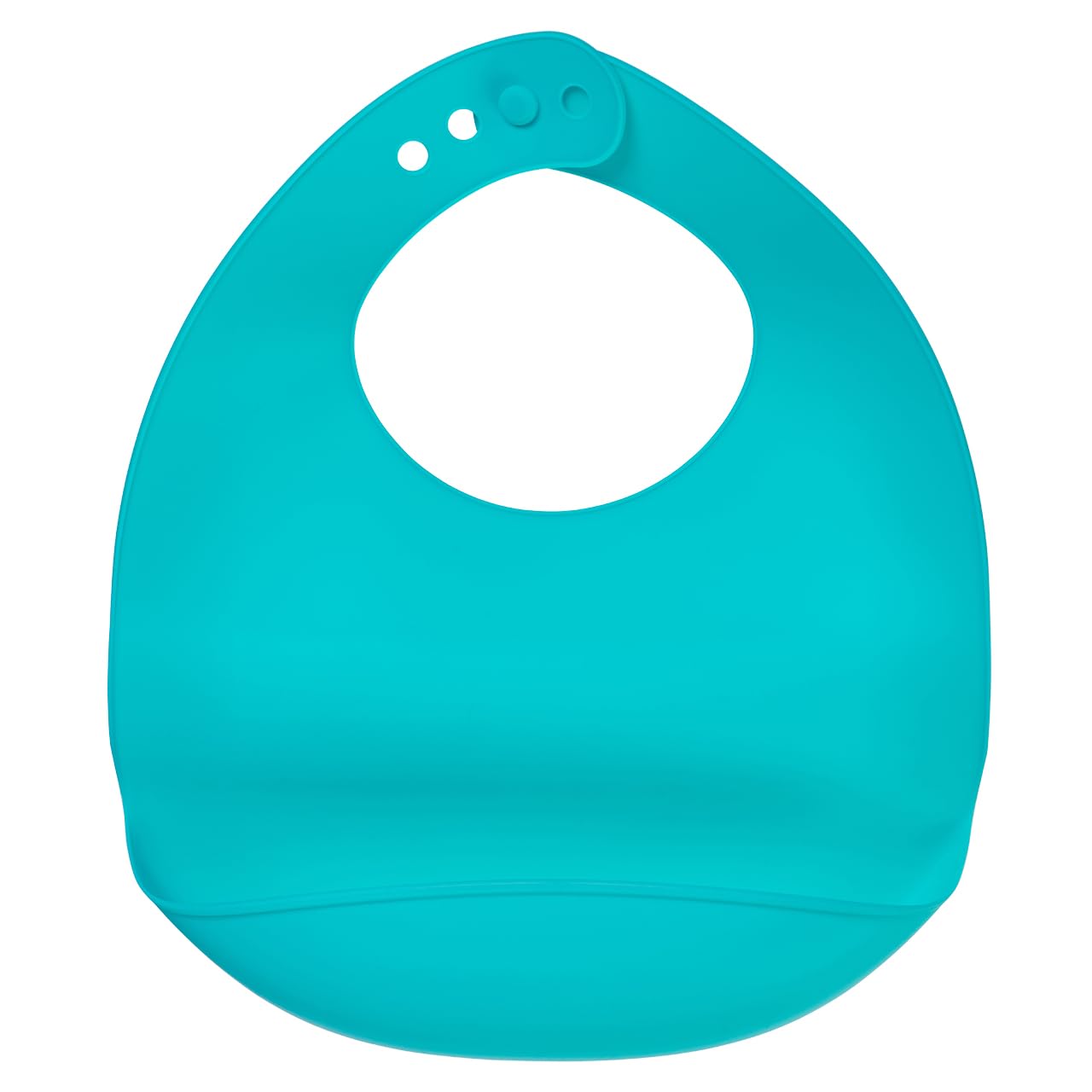 Vital Baby NOURISH Mess Catcher - Soft Silicone Bib - Built in Crumb Catcher - Dishwasher Safe - Adjustable Fastening Button - Rollable - Pop