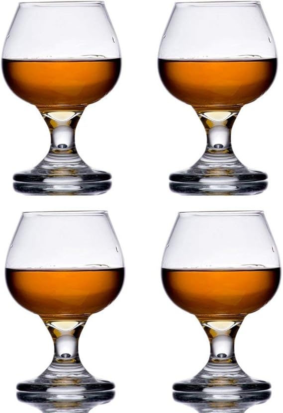 The Bar Glass Brandy Tasting Snifter Glass 5.5 oz (4, 5.5