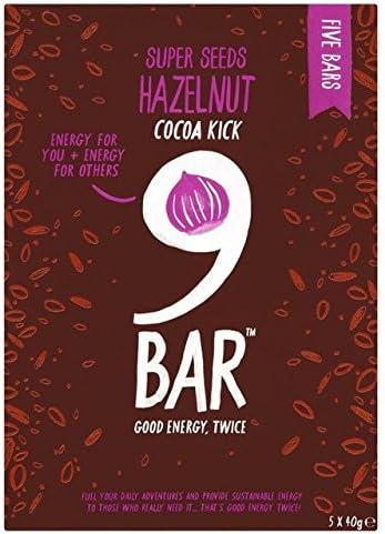 Wholebake 9Bar Gluten Free Cocoa & Hazelnut Bars - 5 x 40g