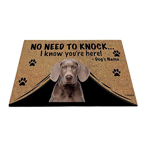 weimaraner doormat