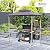 Outsunny 8' x 5' Grill Gazebo, Double Tiered Outdoor BBQ Gazebo with 2 Side Shelves and 10 Hooks, Barbecue Grill Gazebo Shelter for Patio, Garden, Beach, Backyard