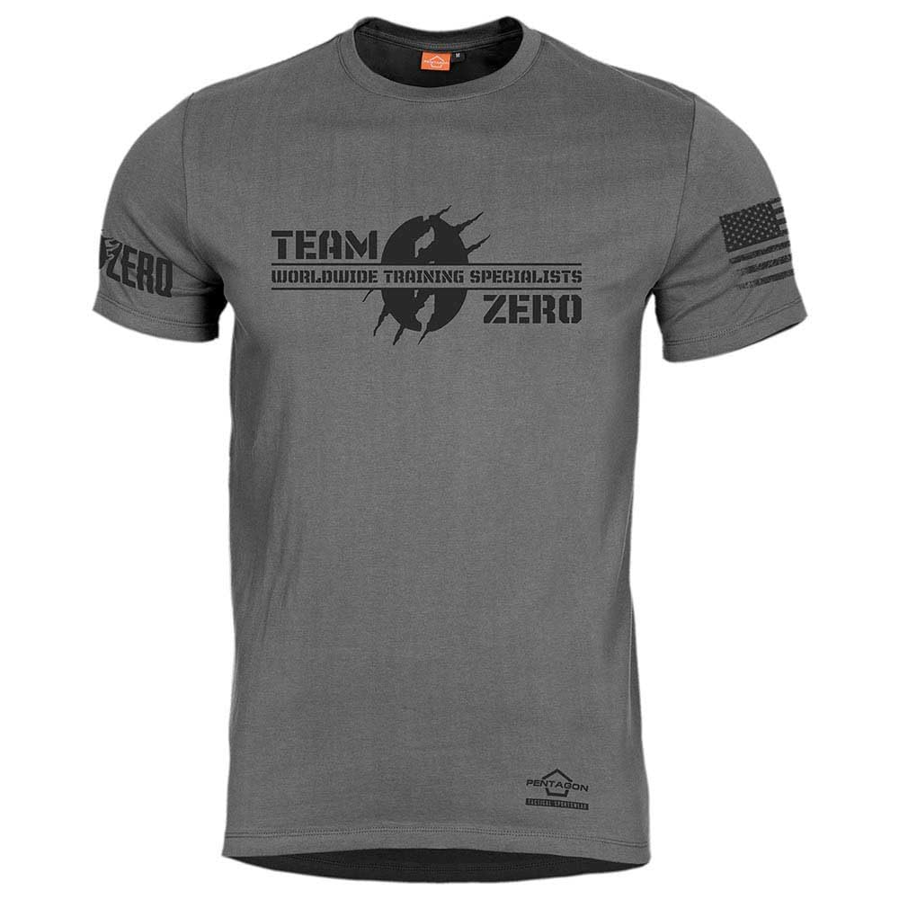 Pentagon Men's Ageron Zero Edition WTS T-Shirt Wolf Grey Size L