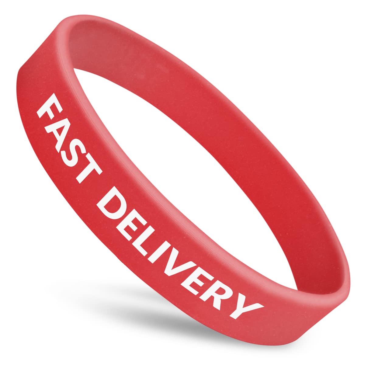 Super Rush Wristbands | Fast Delivery | Fully Customizable | Great For Events, Fundraisers & Promotions | 1/2" Wide | Available In Bulk