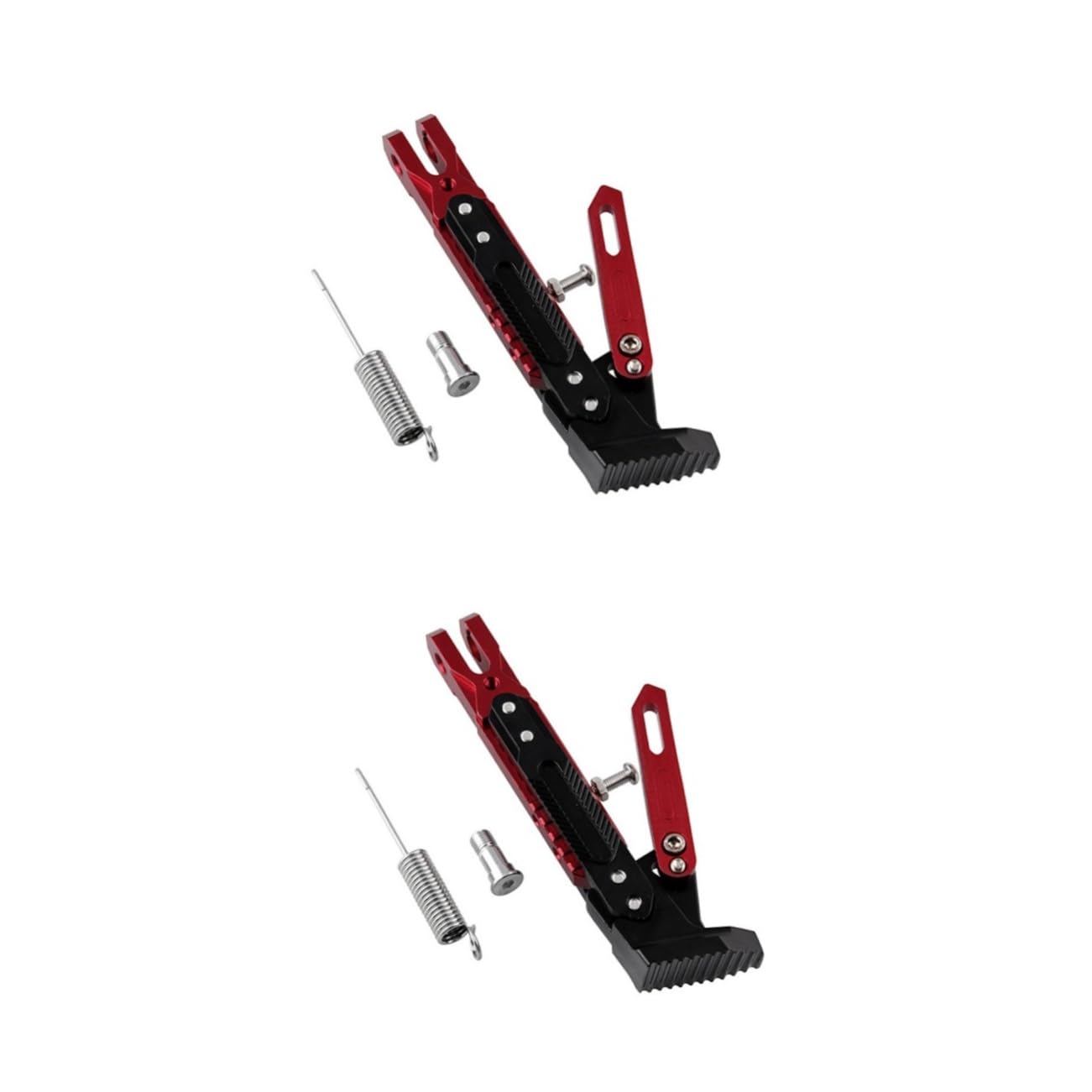 SUPVOX Kick Stand 2pcs Adjustable Side Stand Scooter Tripod Horizon Bracket Motorbike Side Stand Motorbike Parking Stand parking rack electric Motorcycle Side Stand