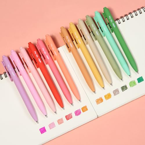 Bolígrafos retráctiles de gel Mr. Pen, pack 12 colores surtidos miniatura 6