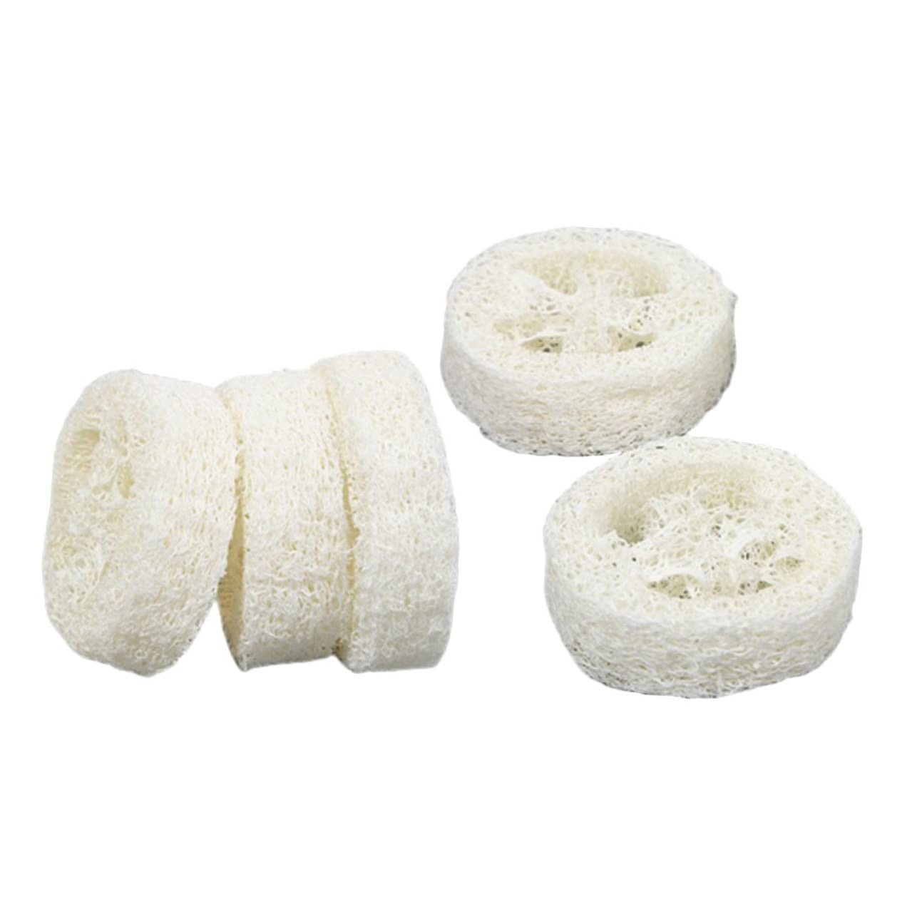Anneome 5 Piezas cepillo de baño lufas jabón esponja de lufa esponja baño esponjas baño esponja de baño esponja para lavar platos de lufa natural esponjas de lufa de cocina esponja vegetal