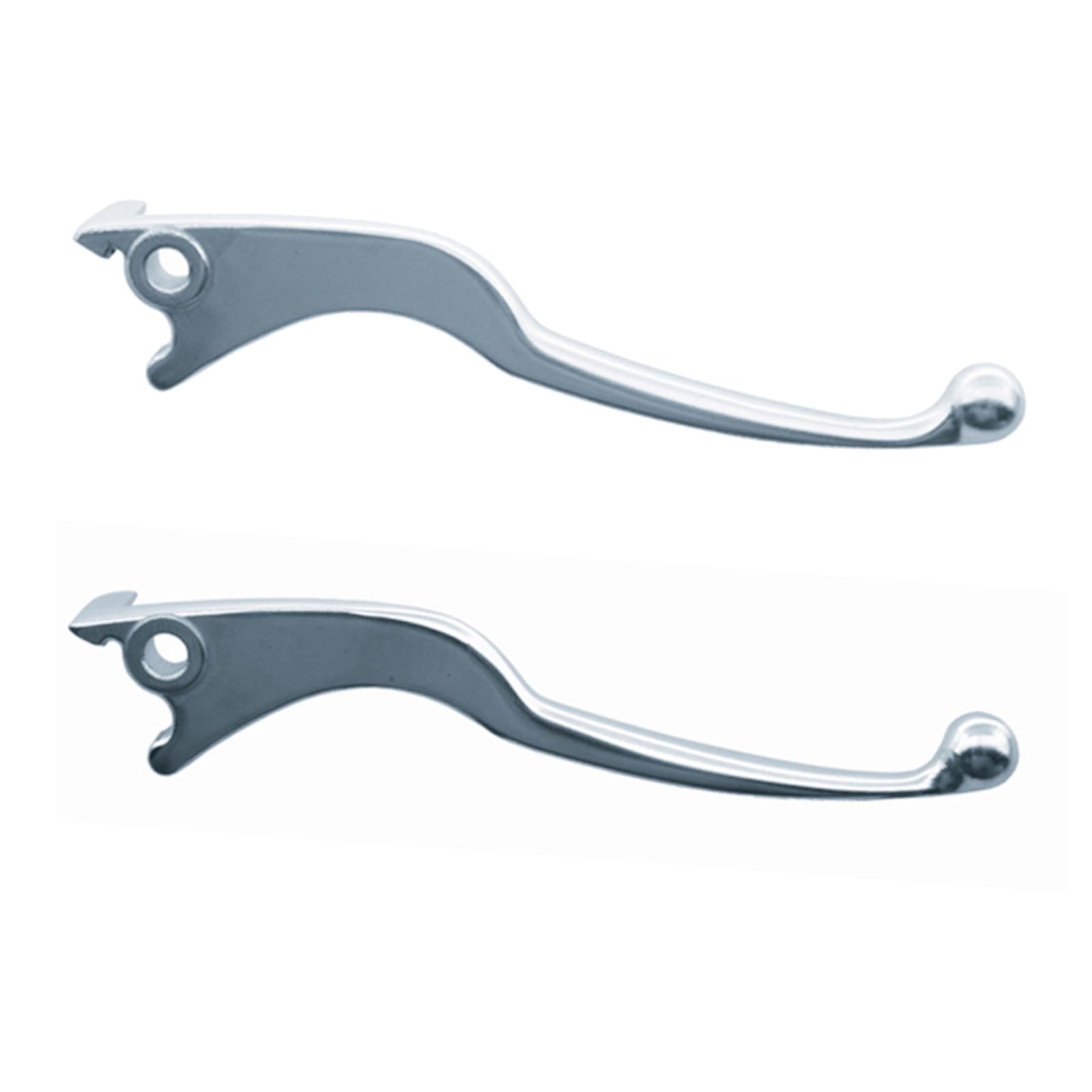 Coppia di Leve Accossato per SYM HD EVO DT dal 2007 al 2010 (CC 125) 4T E2 (Leva Accossato argento)