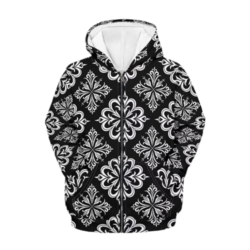 Agoviwo Funny Graphic Zip up Hoodie Boys Y2k Athletic Hoodies Casual Workout Top Hoodie for School