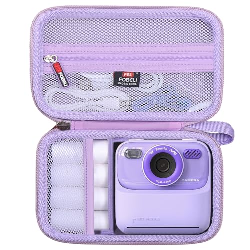 Funda rígida para cámara instantánea Kids FBLFOBELI morada