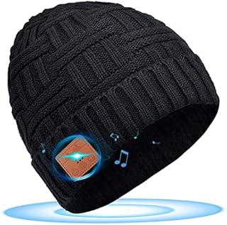 Bluetooth Beanie Gift for Men and Women, Upgraded Bluetooth 5.0 Music Hat, Wireless