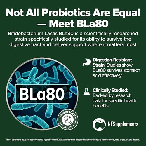 Image of Bifidobacterium Lactis Probiotic 240 Tablets (4 Month Supply) - 3 Billion CFU Researched Strain - Supports Digestive & Immune Health - GMP Certified (240, Bifidobacterium Lactis)