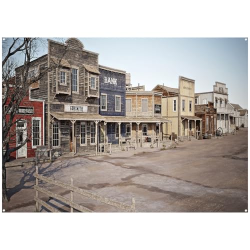Fondo Fotográfico Vintage Western Oudain 7x5 ft miniatura 1